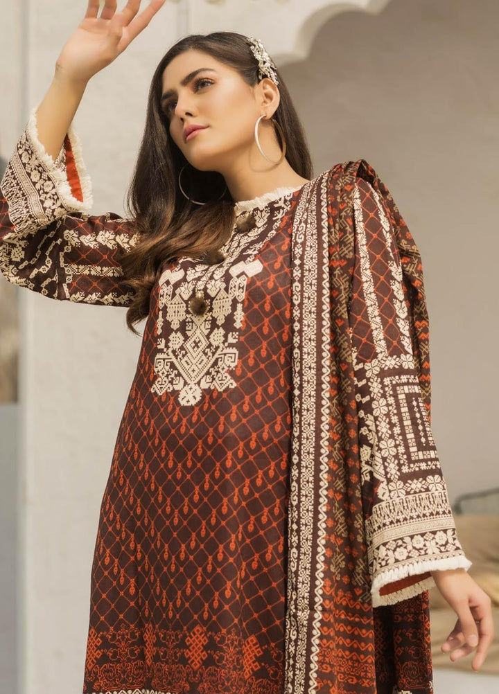 Ittehad Textiles Printed Lawn Suits Unstitched 3 Piece IT21R LF-RHT-21716C - Summer Collection