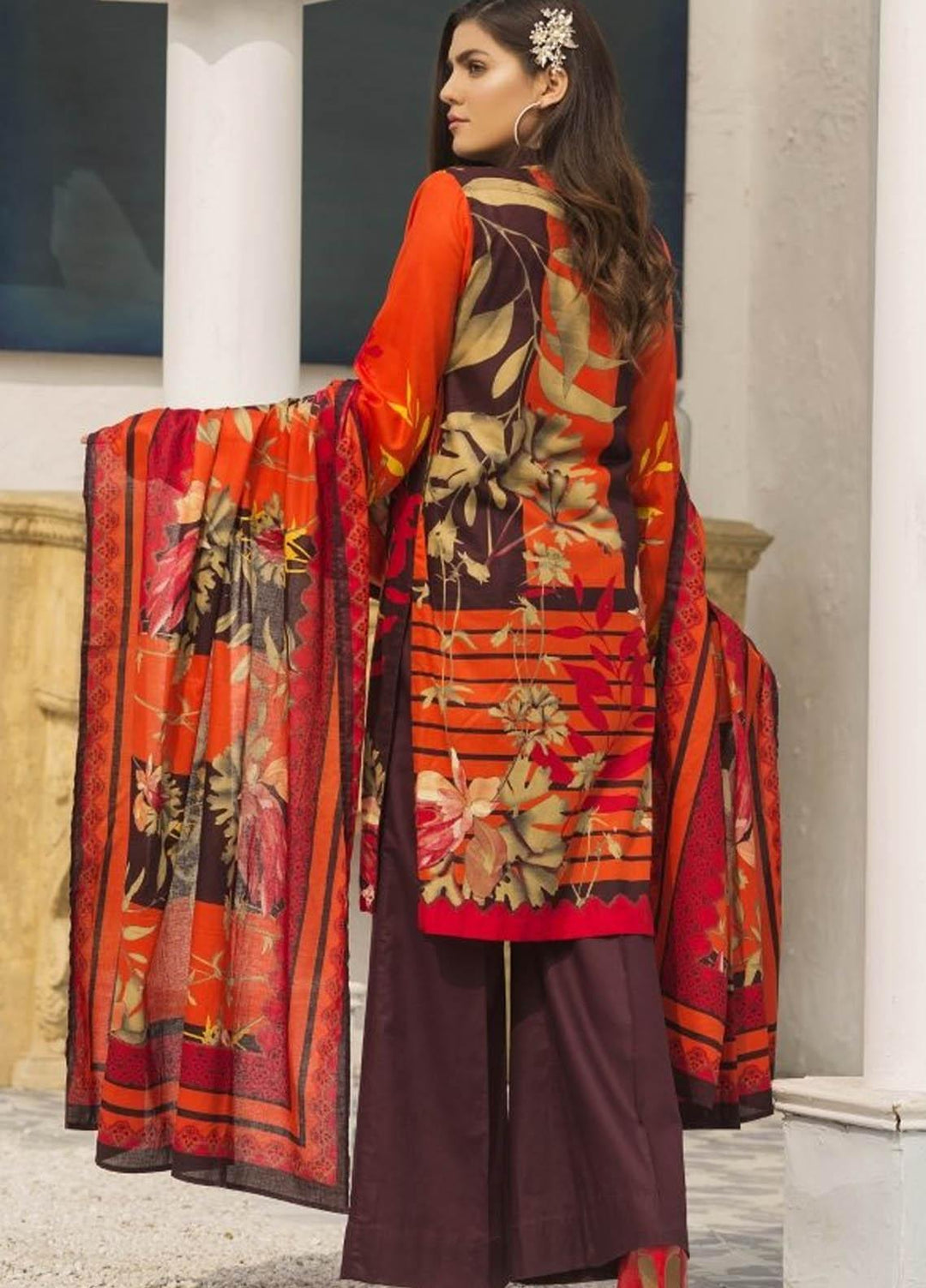 Ittehad Textiles Printed Lawn Suits Unstitched 3 Piece IT21R LF-RHT-21717A - Summer Collection