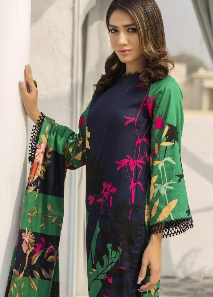 Ittehad Textiles Printed Lawn Suits Unstitched 3 Piece IT21R LF-RHT-21717B - Summer Collection
