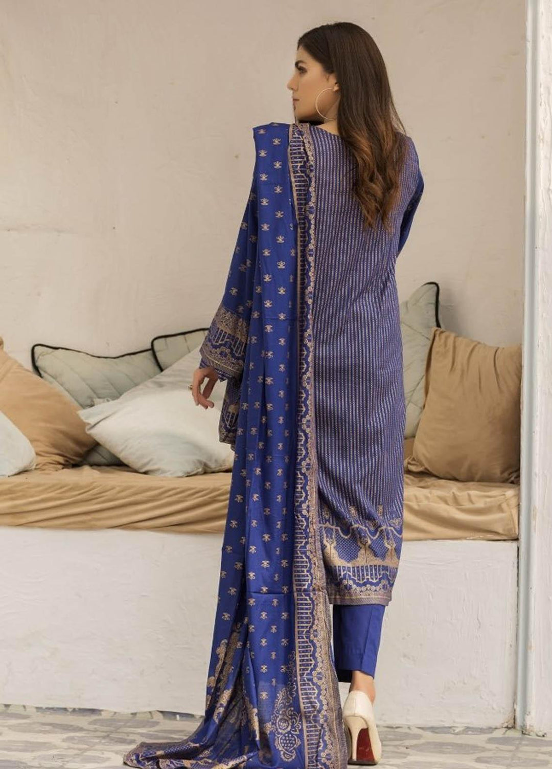 Ittehad Textiles Printed Lawn Suits Unstitched 3 Piece IT21R LF-RHT-21718A - Summer Collection