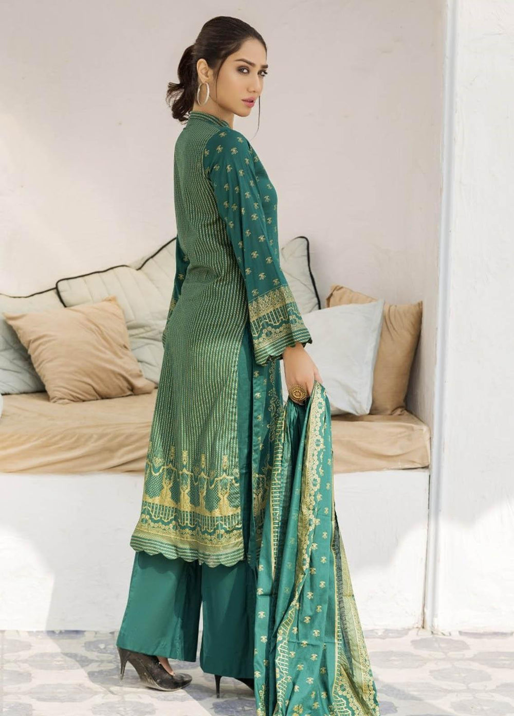 Ittehad Textiles Printed Lawn Suits Unstitched 3 Piece IT21R LF-RHT-21718C - Summer Collection