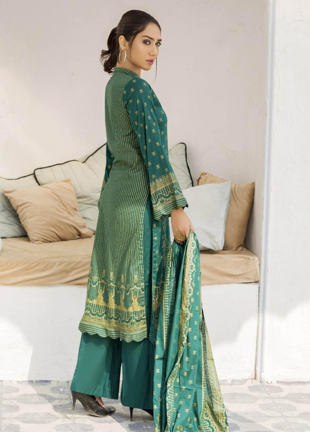 Ittehad Textiles Printed Lawn Suits Unstitched 3 Piece IT21R LF-RHT-21718C - Summer Collection