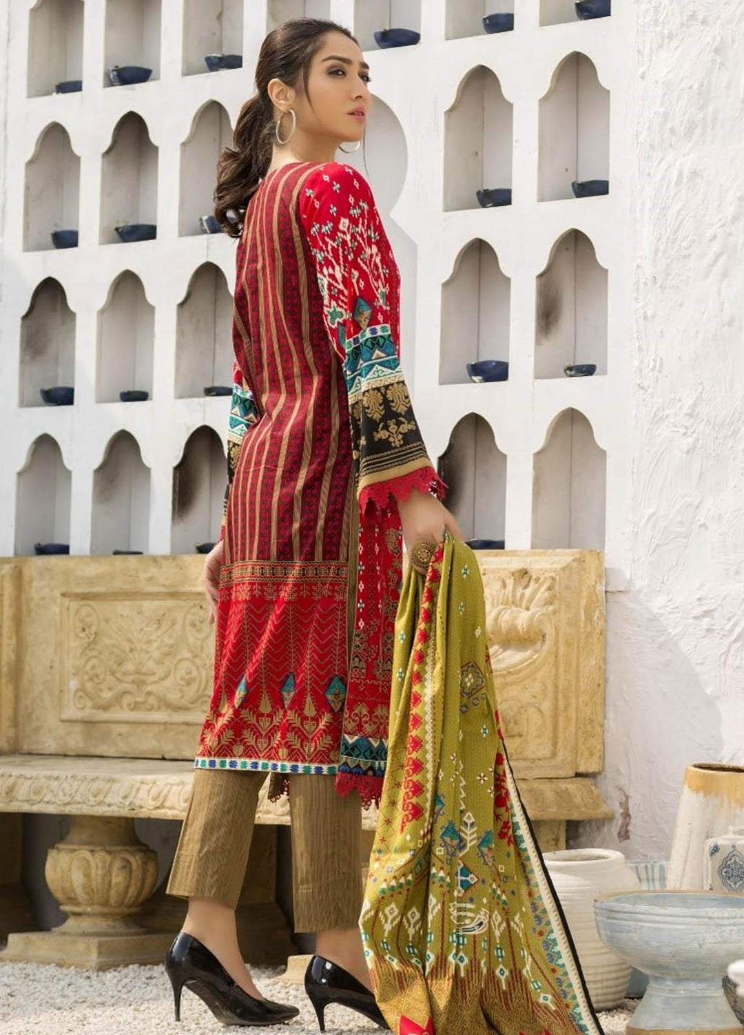 Ittehad Textiles Printed Lawn Suits Unstitched 3 Piece IT21R LF-RHT-21719A - Summer Collection