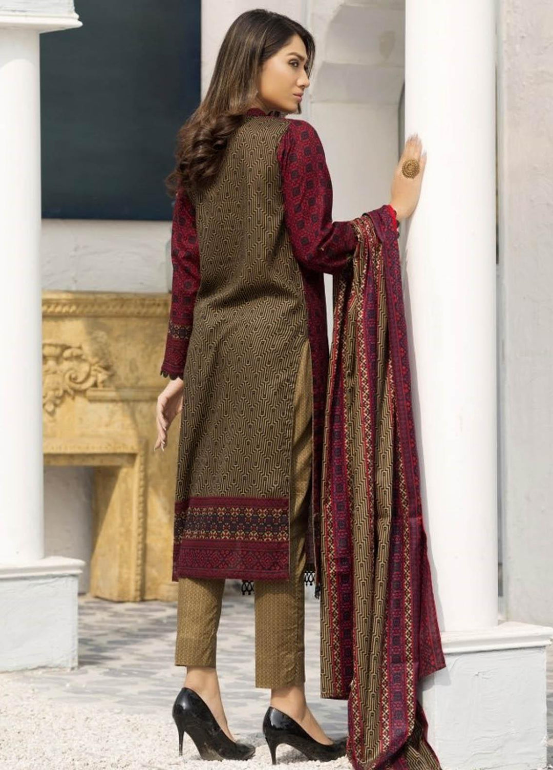 Ittehad Textiles Printed Lawn Suits Unstitched 3 Piece IT21R LF-RHT-21720A - Summer Collection
