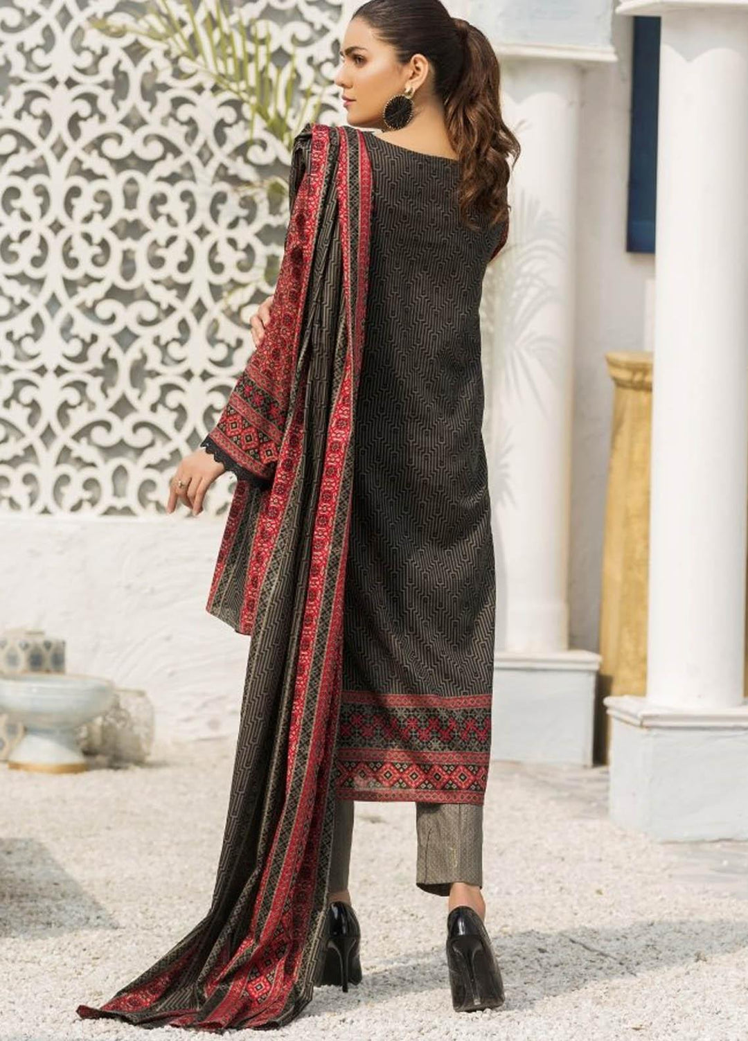 Ittehad Textiles Printed Lawn Suits Unstitched 3 Piece IT21R LF-RHT-21720B - Summer Collection