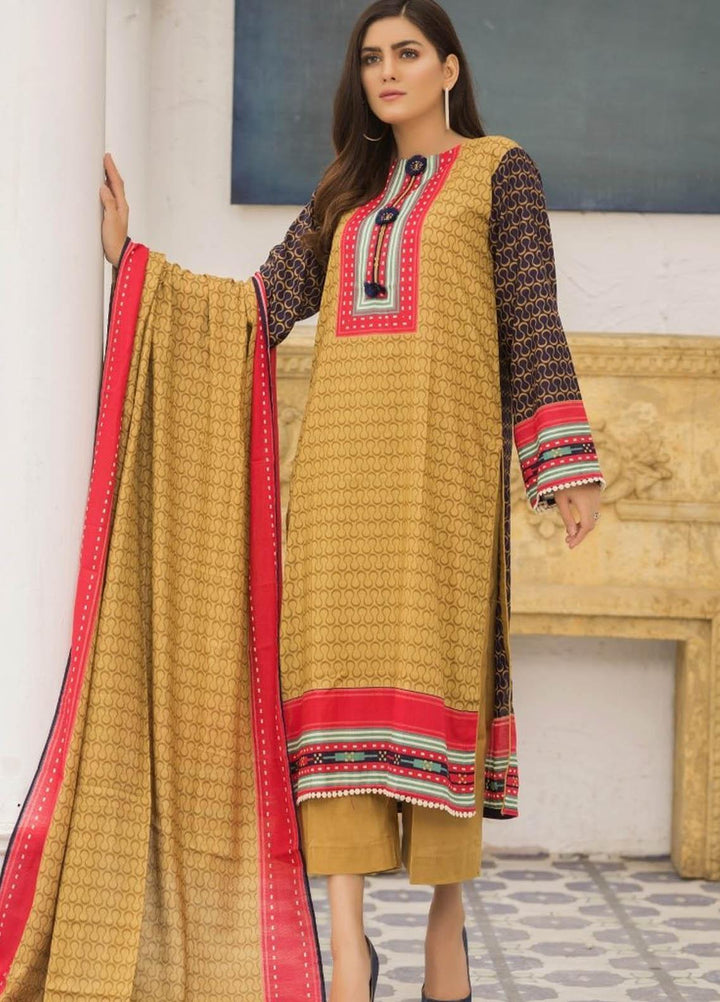 Ittehad Textiles Printed Lawn Suits Unstitched 3 Piece IT21R LF-RHT-21722A - Summer Collection