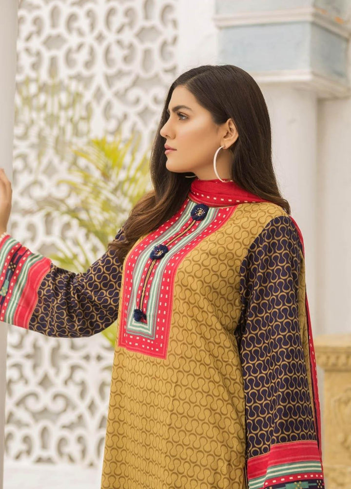 Ittehad Textiles Printed Lawn Suits Unstitched 3 Piece IT21R LF-RHT-21722A - Summer Collection