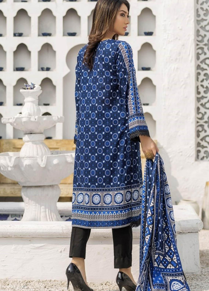 Ittehad Textiles Printed Lawn Suits Unstitched 3 Piece IT21R LF-RHT-21723A - Summer Collection