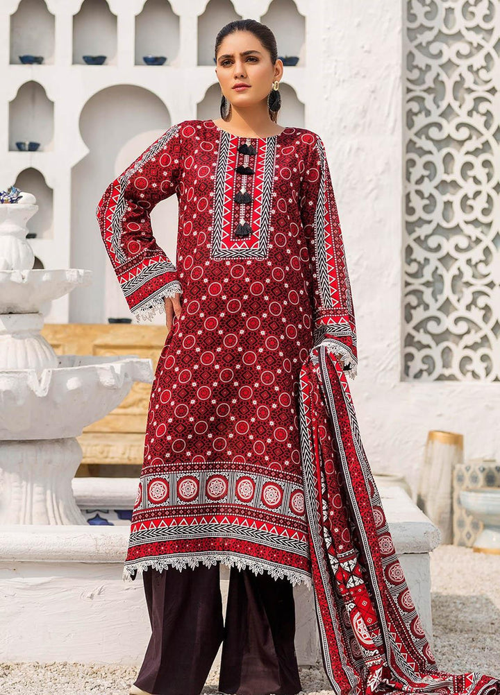 Ittehad Textiles Printed Lawn Suits Unstitched 3 Piece IT21R LF-RHT-21723B - Summer Collection
