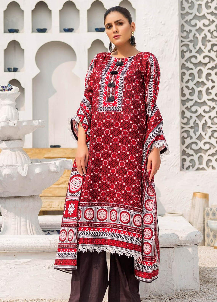 Ittehad Textiles Printed Lawn Suits Unstitched 3 Piece IT21R LF-RHT-21723B - Summer Collection