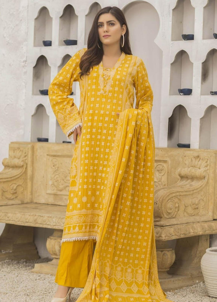 Ittehad Textiles Printed Lawn Suits Unstitched 3 Piece IT21R LF-RHT-21724B - Summer Collection