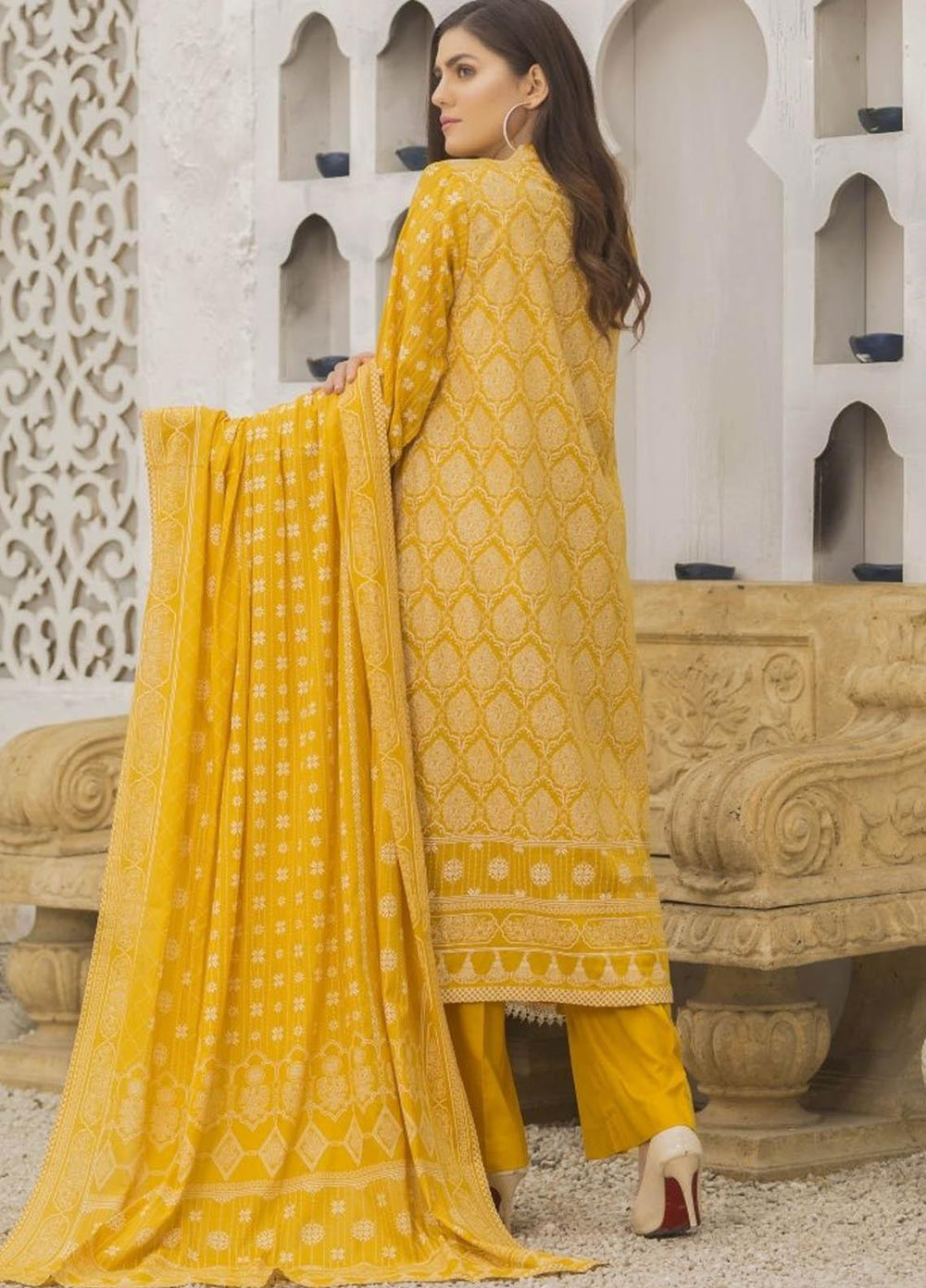 Ittehad Textiles Printed Lawn Suits Unstitched 3 Piece IT21R LF-RHT-21724B - Summer Collection