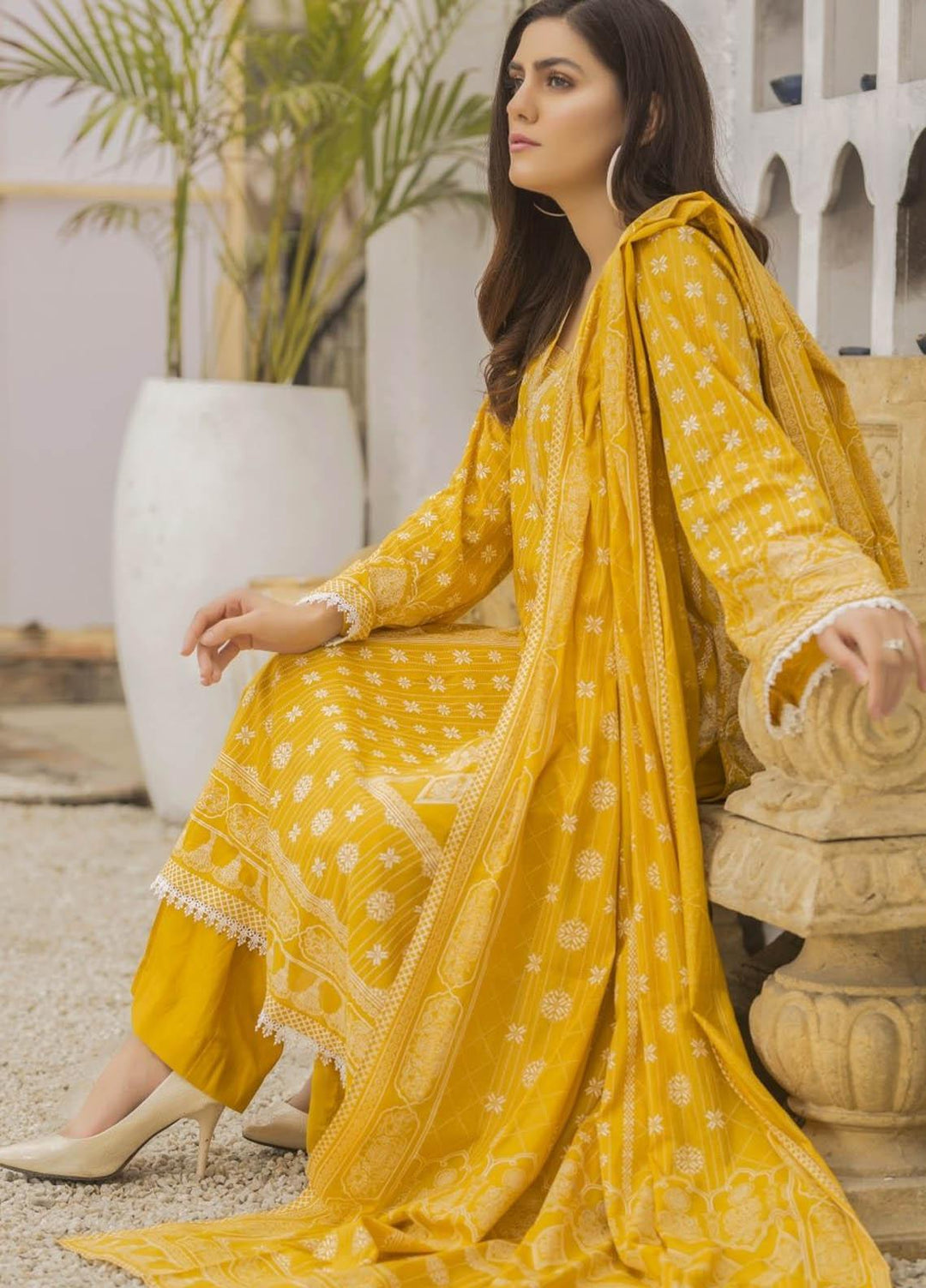 Ittehad Textiles Printed Lawn Suits Unstitched 3 Piece IT21R LF-RHT-21724B - Summer Collection