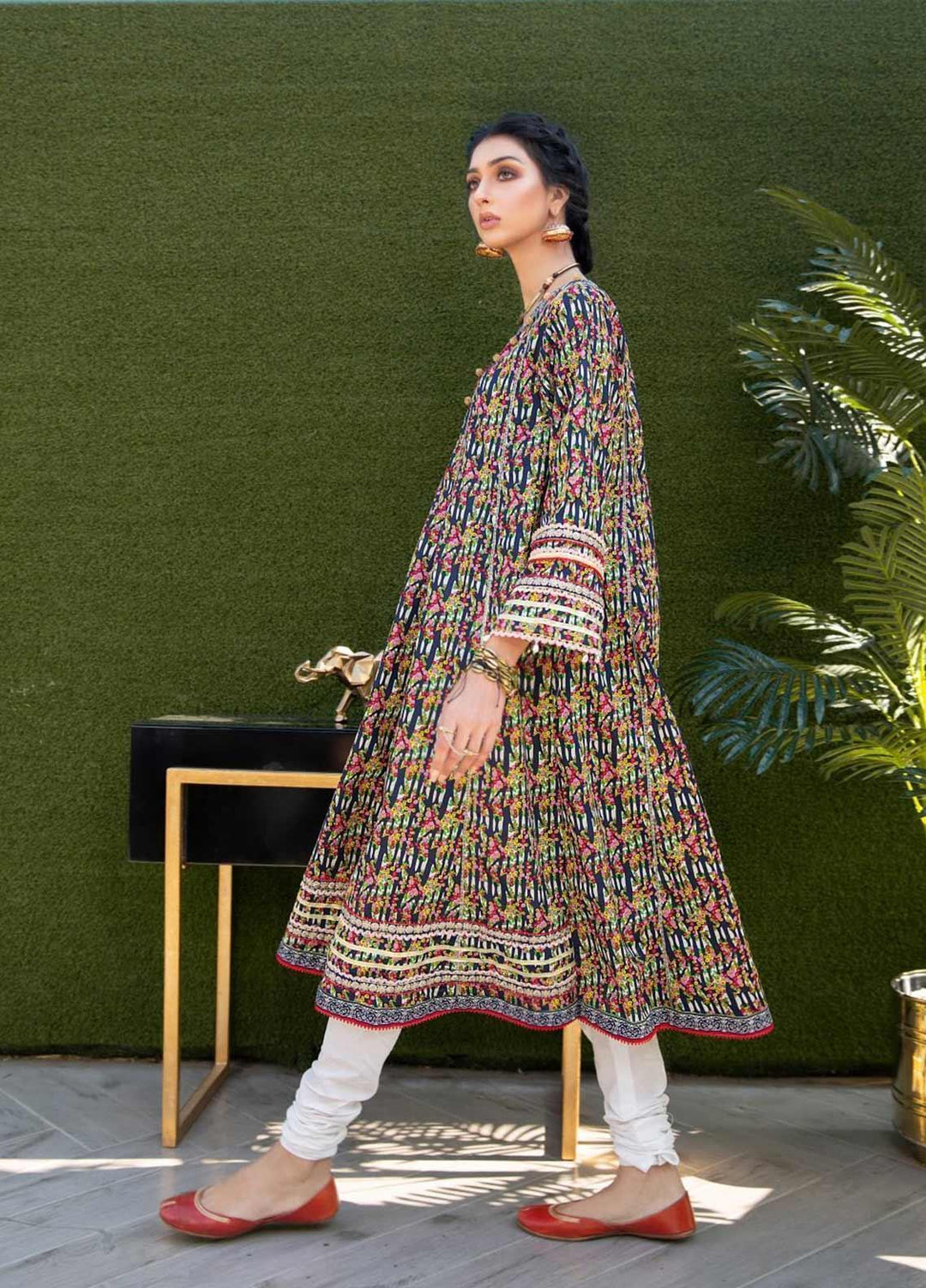 Rahat by Ittehad Textiles Printed Lawn  Unstitched Kurties ITD21RK 21501A - Summer Collection