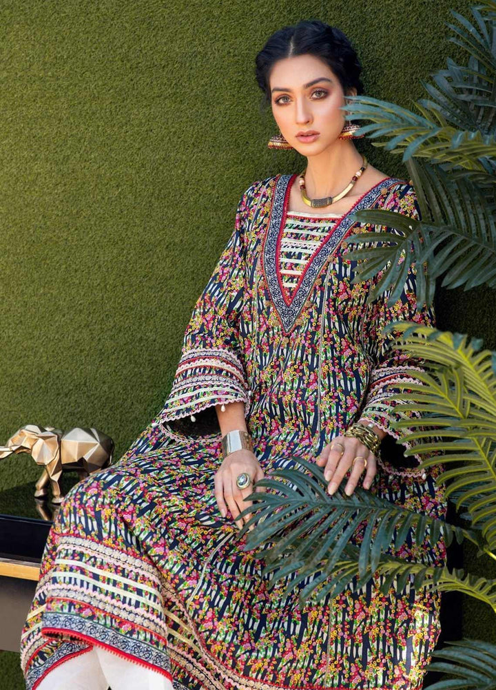 Rahat by Ittehad Textiles Printed Lawn  Unstitched Kurties ITD21RK 21501A - Summer Collection