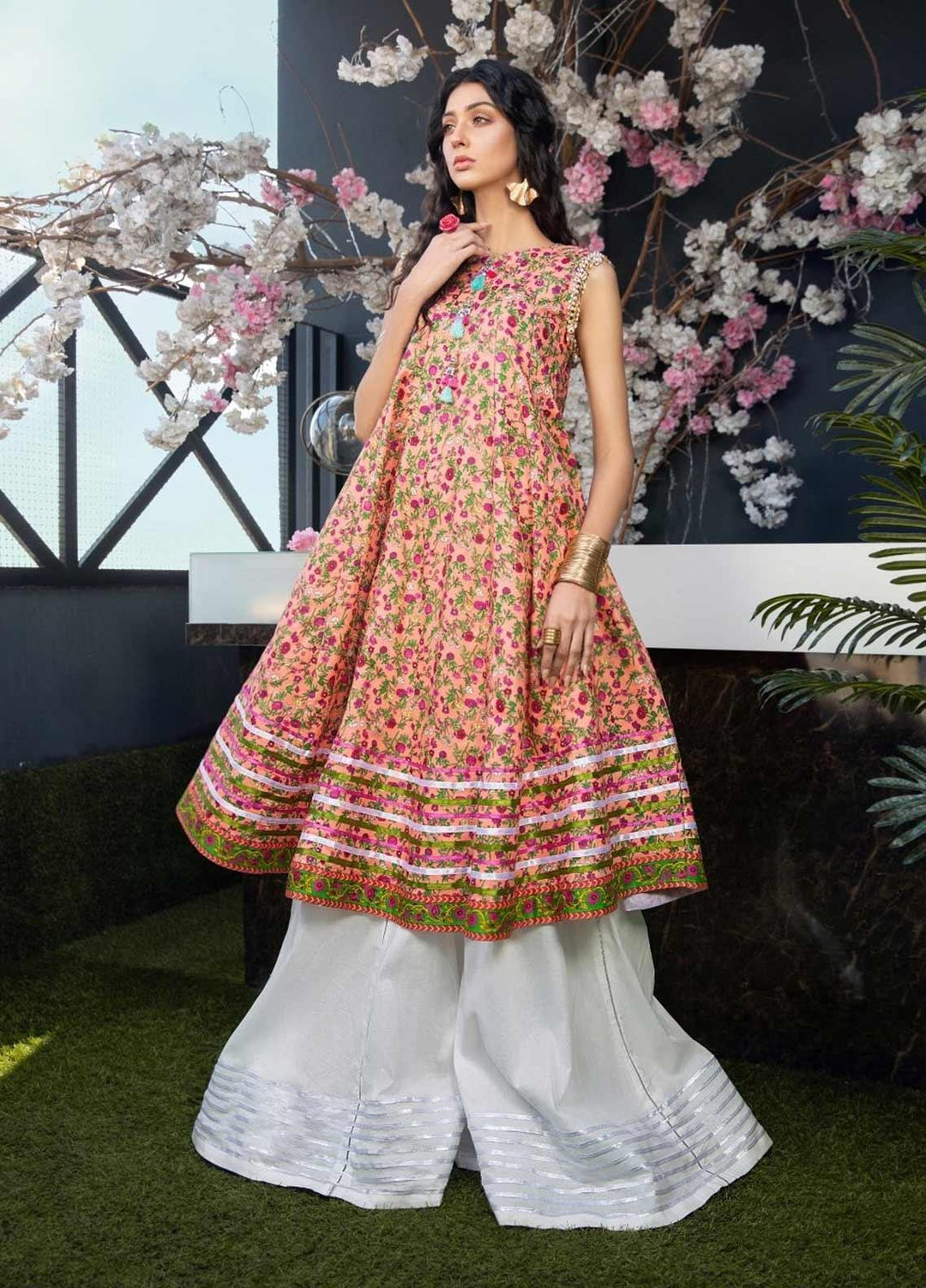 Rahat by Ittehad Textiles Printed Lawn  Unstitched Kurties ITD21RK 21504B - Summer Collection