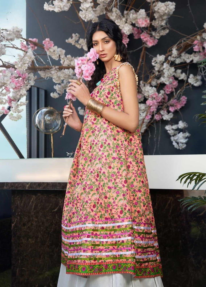 Rahat by Ittehad Textiles Printed Lawn  Unstitched Kurties ITD21RK 21504A - Summer Collection