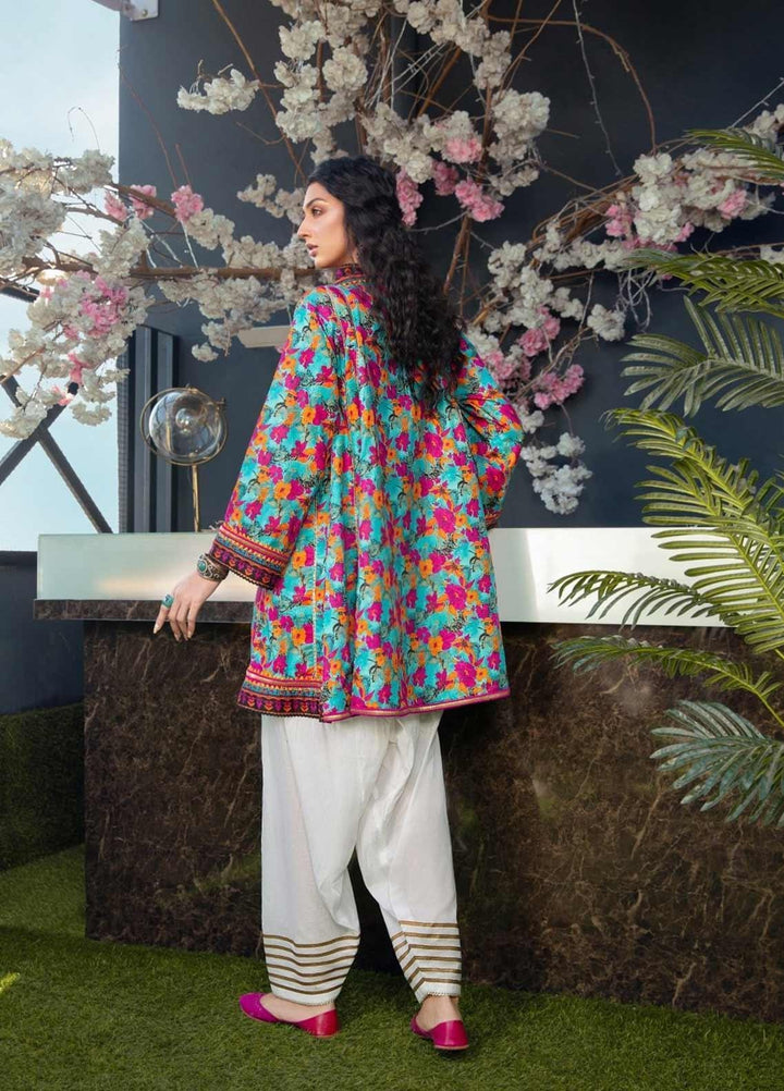 Rahat by Ittehad Textiles Printed Lawn  Unstitched Kurties ITD21RK 21505B - Summer Collection