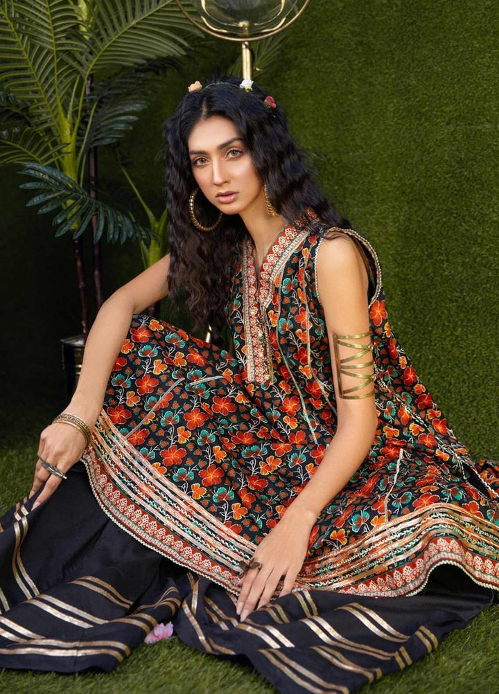 Rahat by Ittehad Textiles Printed Lawn  Unstitched Kurties ITD21RK 21506B - Summer Collection