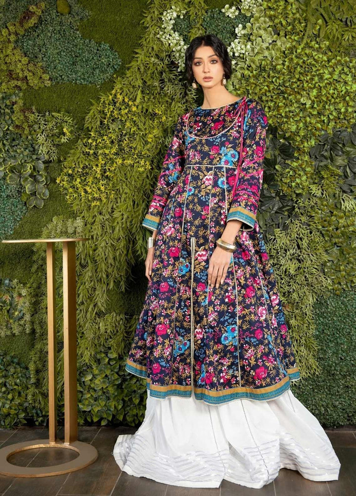 Rahat by Ittehad Textiles Printed Lawn  Unstitched Kurties ITD21RK 21507C - Summer Collection