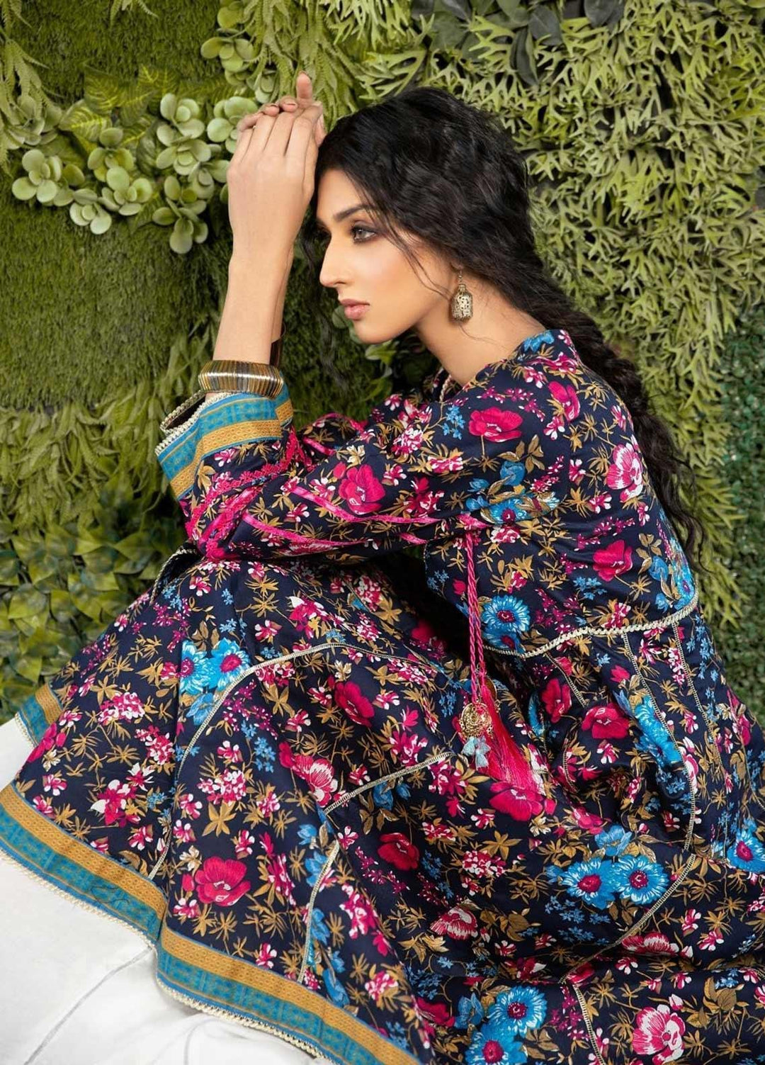 Rahat by Ittehad Textiles Printed Lawn  Unstitched Kurties ITD21RK 21507B - Summer Collection