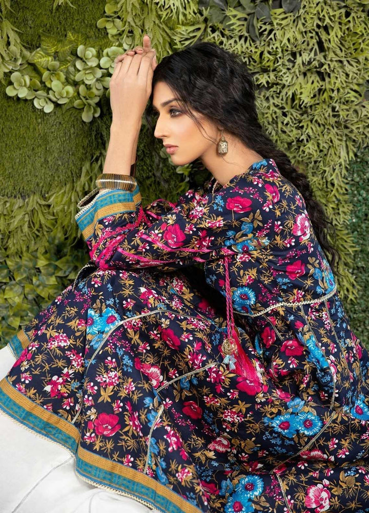 Rahat by Ittehad Textiles Printed Lawn  Unstitched Kurties ITD21RK 21507B - Summer Collection