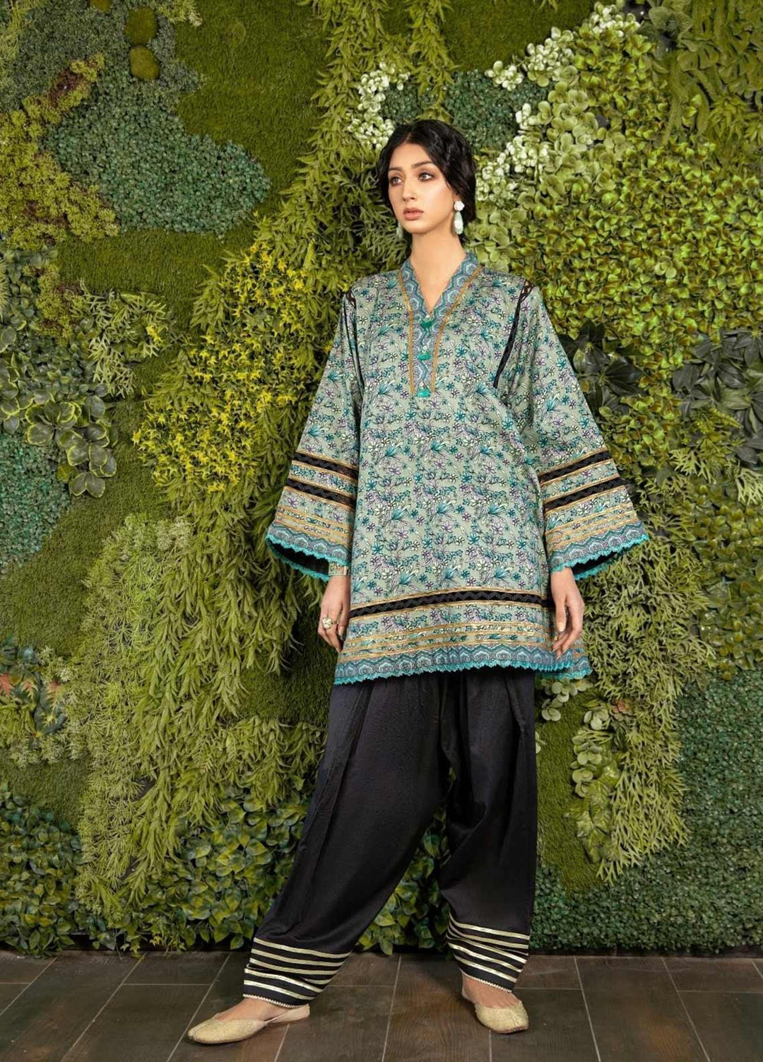 Rahat by Ittehad Textiles Printed Lawn  Unstitched Kurties ITD21RK 21508C - Summer Collection