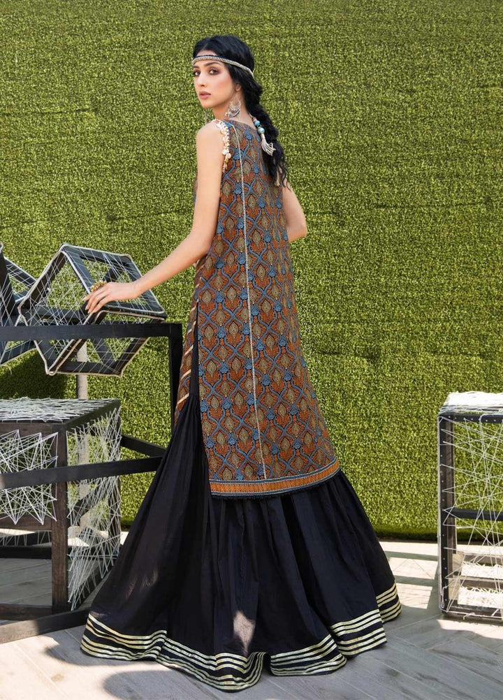 Rahat by Ittehad Textiles Printed Lawn  Unstitched Kurties ITD21RK 21509B - Summer Collection