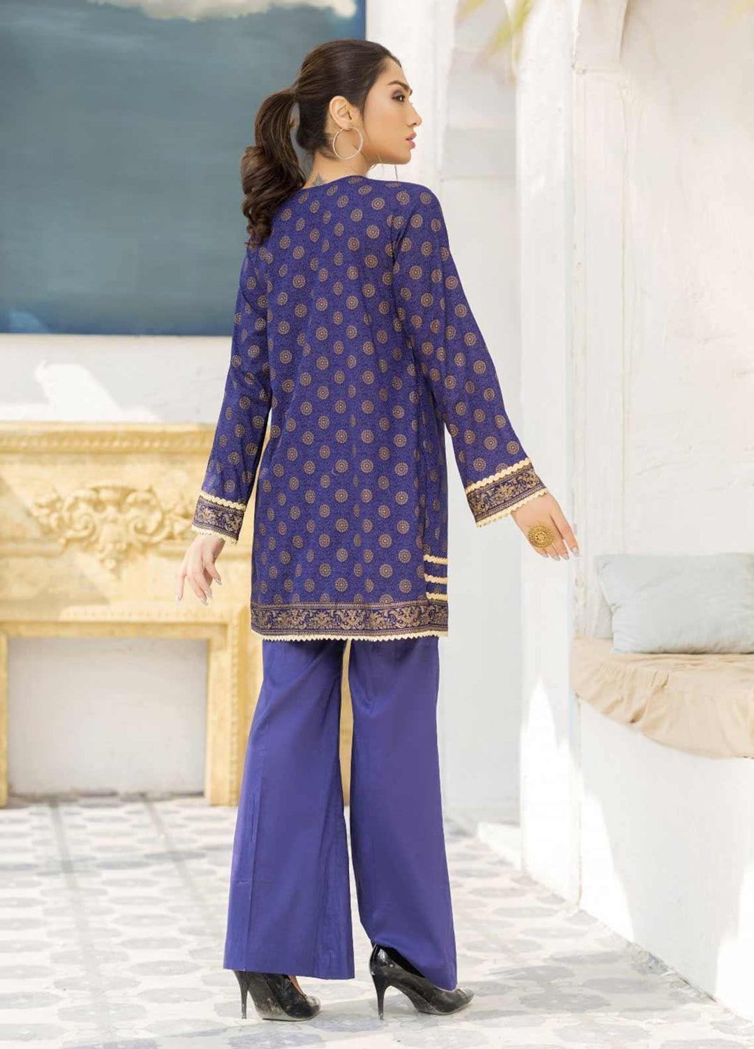 Rahat by Ittehad Textiles Printed Lawn  Unstitched Kurties ITD21RK 21512B - Summer Collection