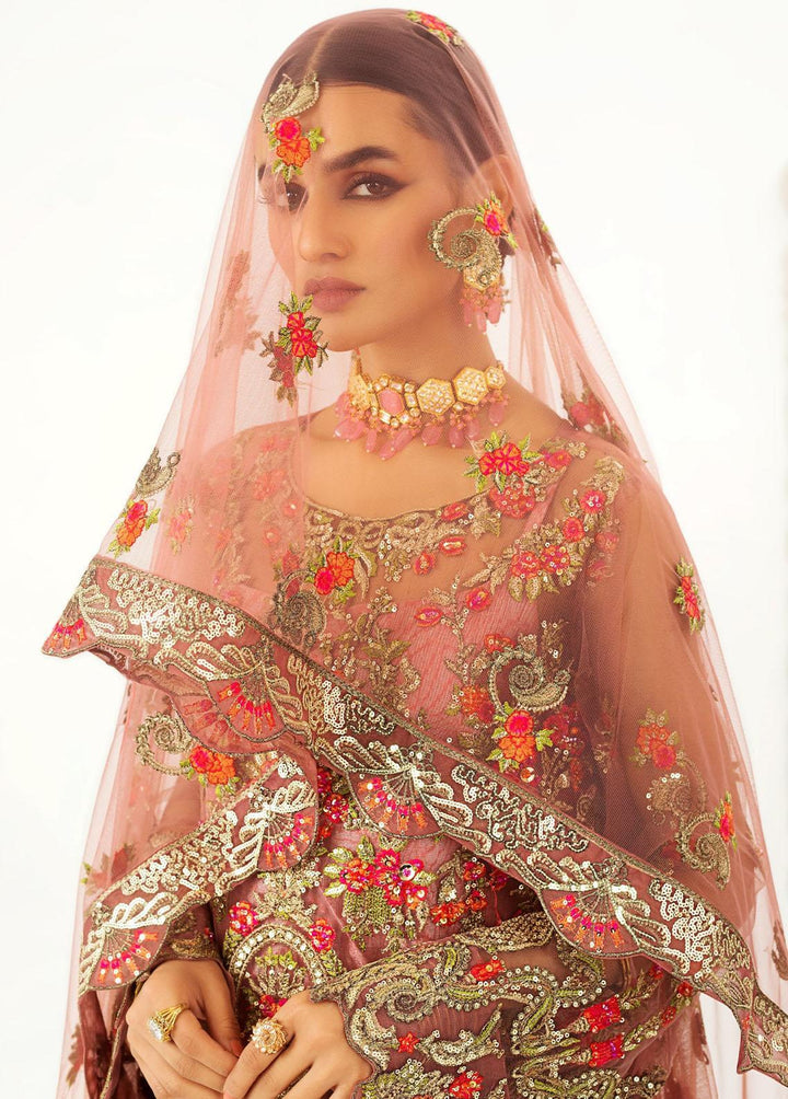 Raj Kumari By Mashq Embroidered Net Suits Unstitched 3 Piece MAQ23RK QFD0055 Mirha - Luxury Collection