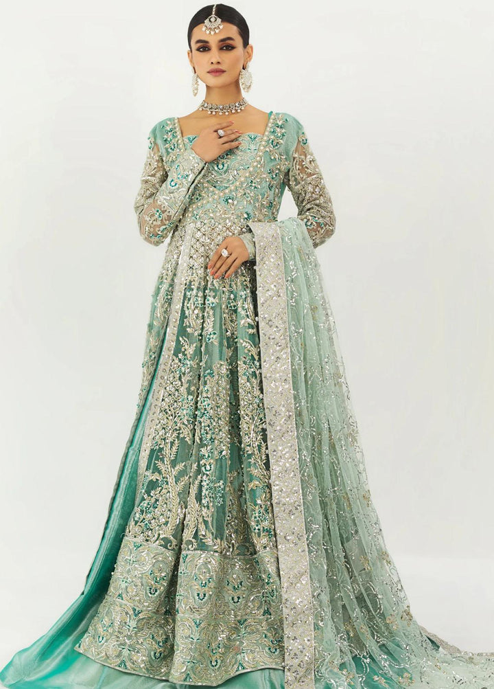 Raj Kumari By Mashq Embroidered Net Suits Unstitched 3 Piece MAQ23RK QFM0011 Deewani - Luxury Collection