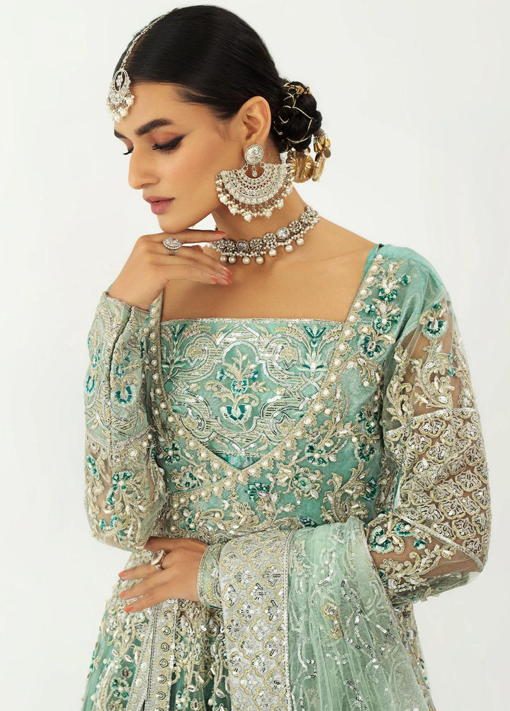 Raj Kumari By Mashq Embroidered Net Suits Unstitched 3 Piece MAQ23RK QFM0011 Deewani - Luxury Collection