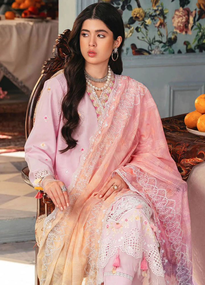 Rajbari Embroidered Chikan Suit Unstitched 3 Piece RB24C D-09 - Summer Collection