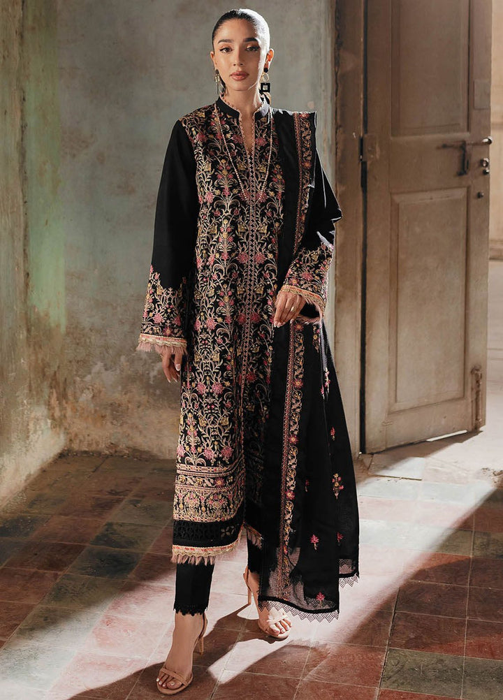 RajBari Embroidered Lawn Suit Unstitched 3 Piece RB24S 1-A - Summer Collection