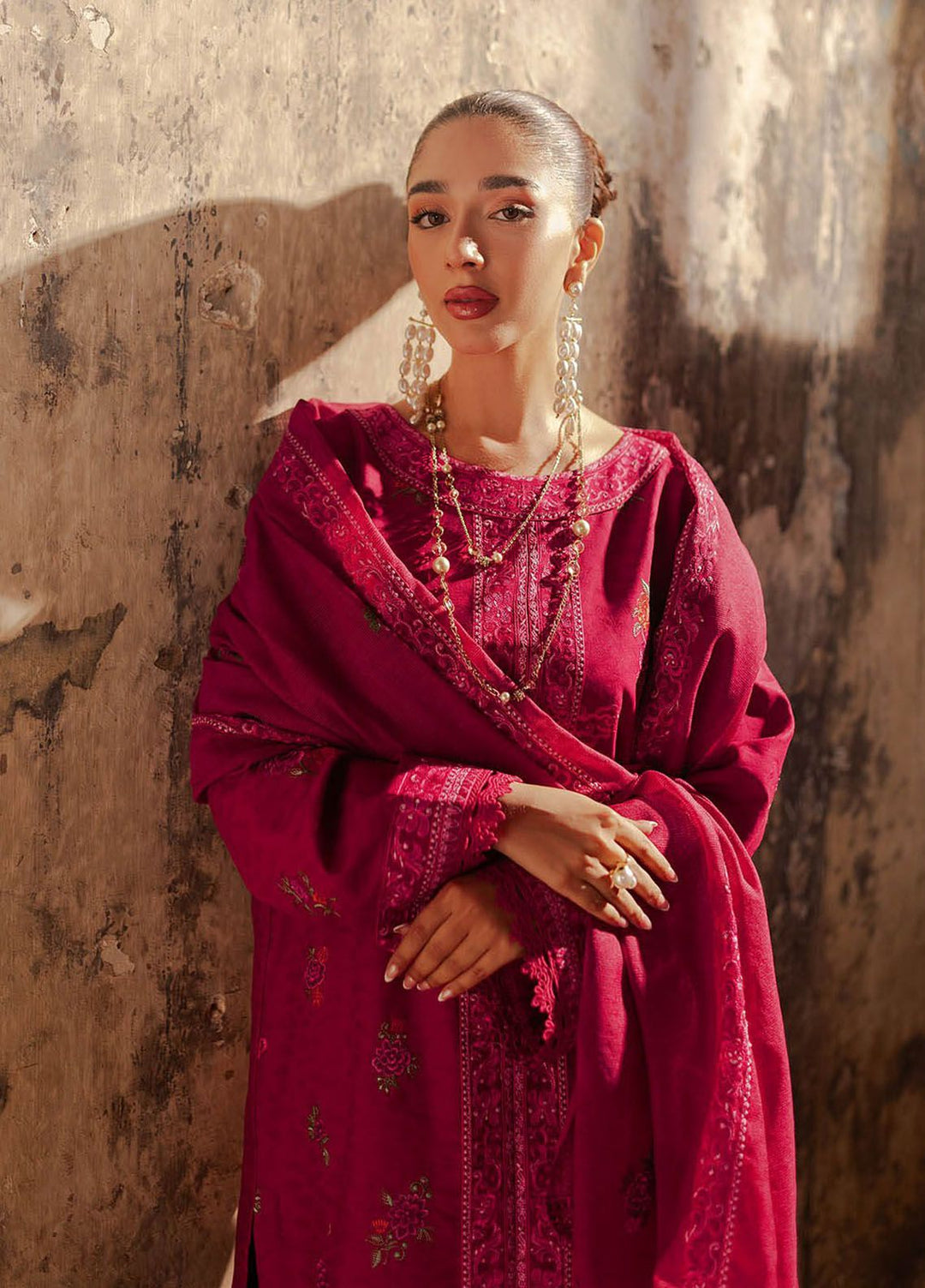 RajBari Embroidered Lawn Suit Unstitched 3 Piece RB24S 6-B - Summer Collection