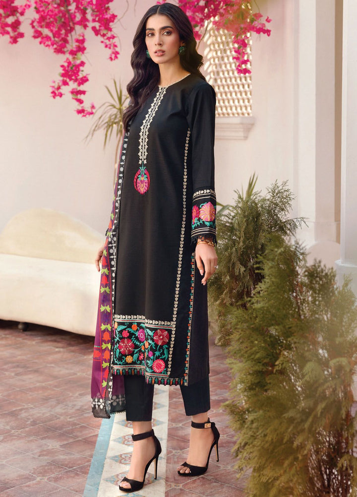 RajBari Embroidered Lawn Suits Unstitched 3 Piece RB24ES D-02 - Summer Collection