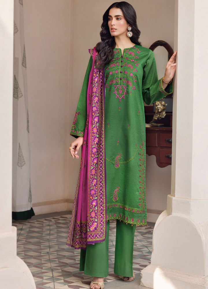 RajBari Embroidered Lawn Suits Unstitched 3 Piece RB24ES D-05 - Summer Collection
