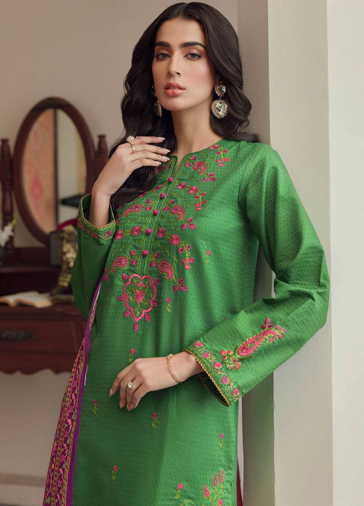 RajBari Embroidered Lawn Suits Unstitched 3 Piece RB24ES D-05 - Summer Collection
