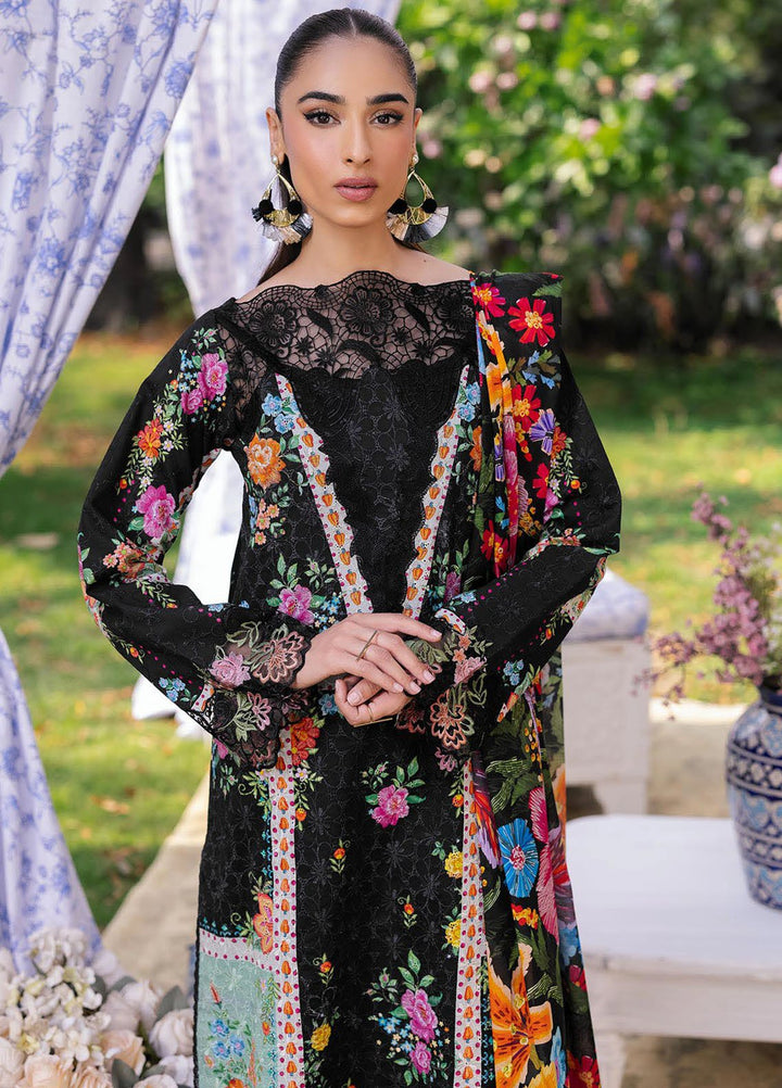 Rajbari Embroidered Lawn Suits Unstitched 3 Piece RB25SP D-03 - Summer Collection