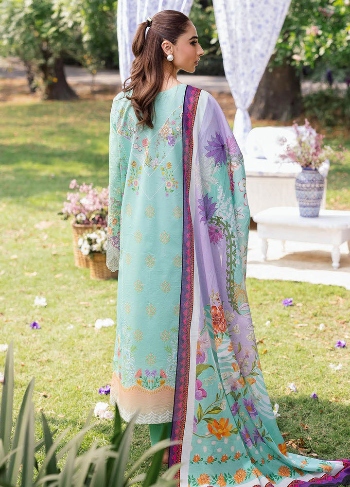 Rajbari Embroidered Lawn Suits Unstitched 3 Piece RB25SP D-05 - Summer Collection