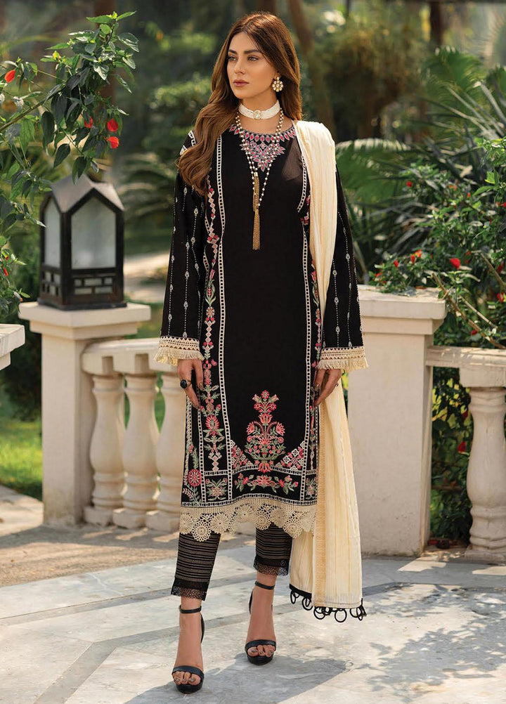 RajBari Embroidered Lawn Suits Unstitched 3 Piece RB22J 1A - Exclusive Collection