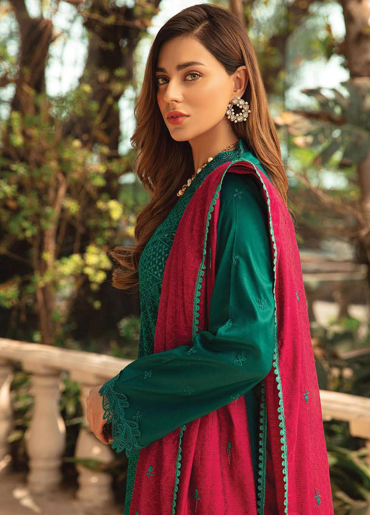 RajBari Embroidered Lawn Suits Unstitched 3 Piece RB22J 3A - Exclusive Collection