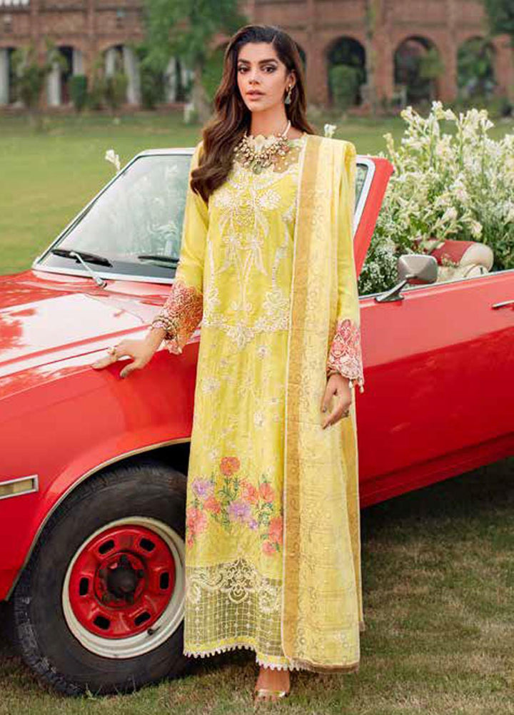 RajBari Embroidered Viscose Silk Suits Unstitched 3 Piece RB22FW 1A - Luxury Collection
