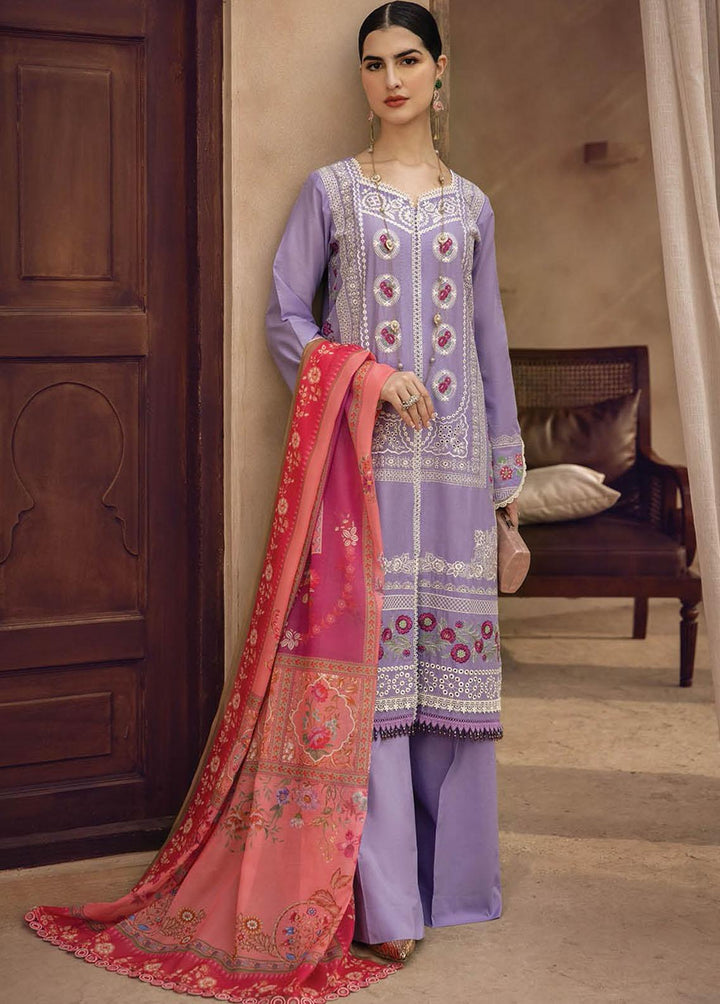 RajBari Embroidered Chikankari Suits Unstitched 3 Piece RB23CK 5B - Premium Collection