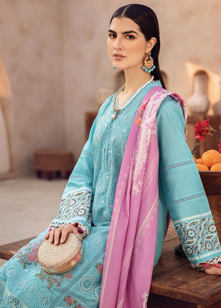 RajBari Embroidered Chikankari Suits Unstitched 3 Piece RB23CK 6B - Premium Collection