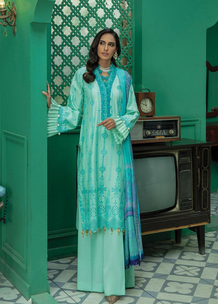 RajBari Embroidered Chikankari Suits Unstitched 3 Piece RB22CK 04 Azaila - Spring / Summer Collection