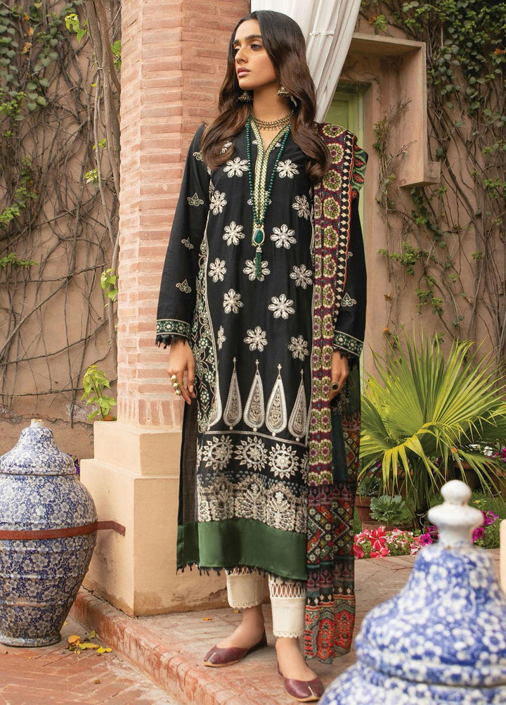 RajBari Embroidered Chikankari Suits Unstitched 3 Piece RB21F 4A - Festive Collection