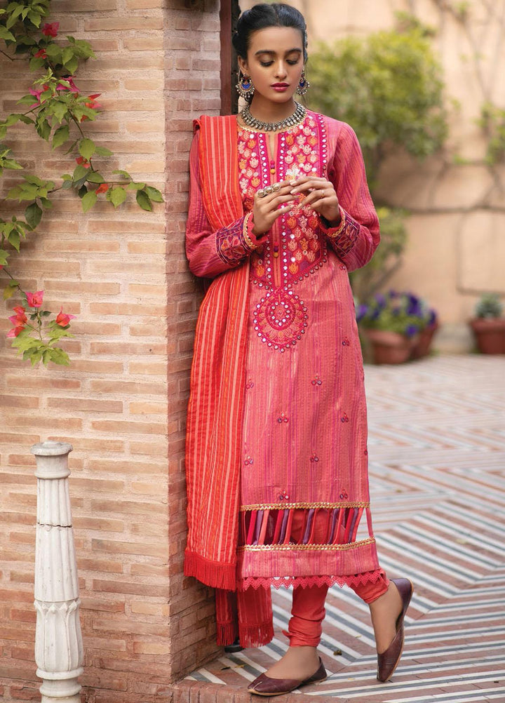 RajBari Embroidered Khaadi Suits Unstitched 3 Piece RB21F 5B - Festive Collection