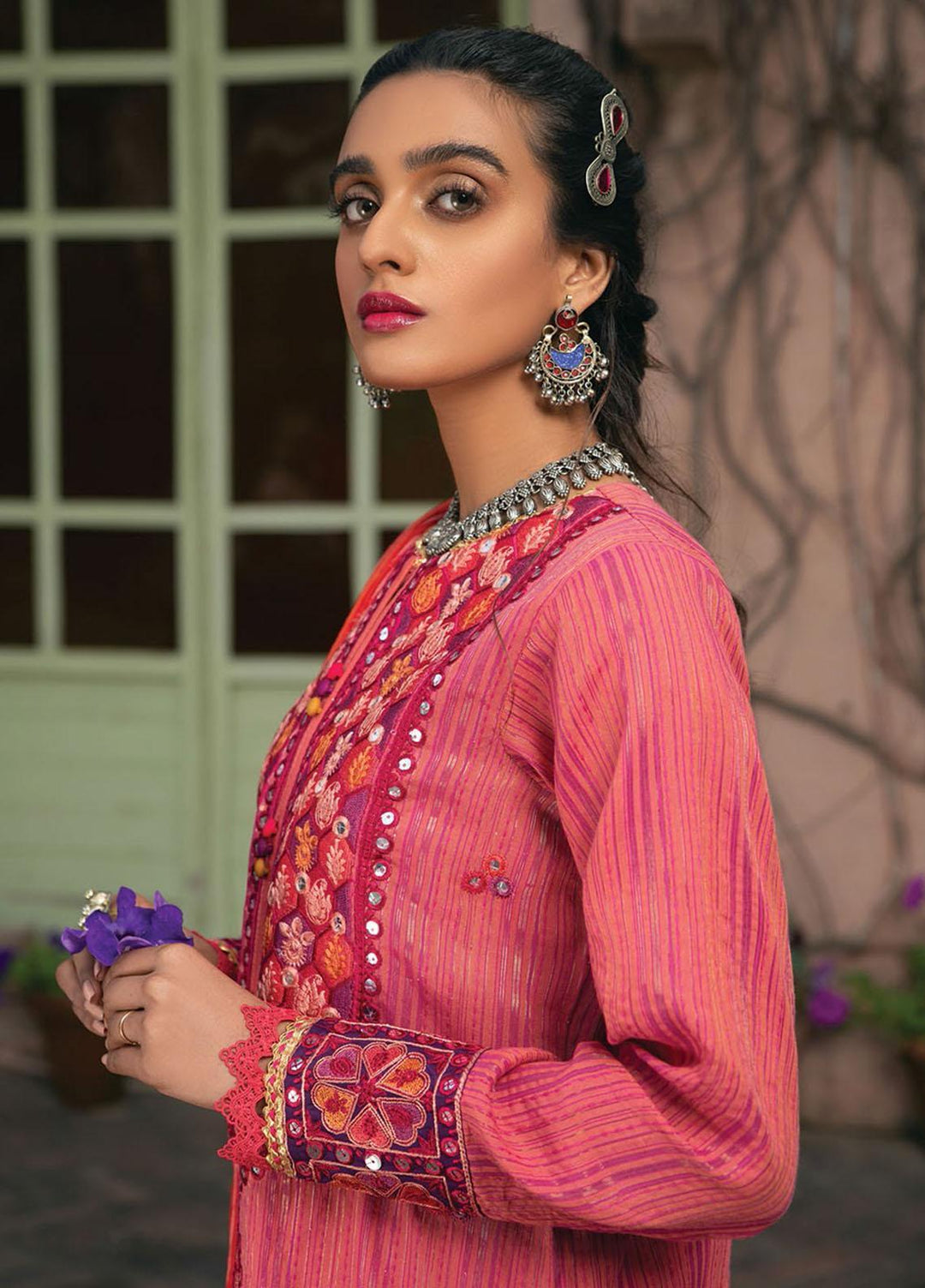 RajBari Embroidered Khaadi Suits Unstitched 3 Piece RB21F 5B - Festive Collection