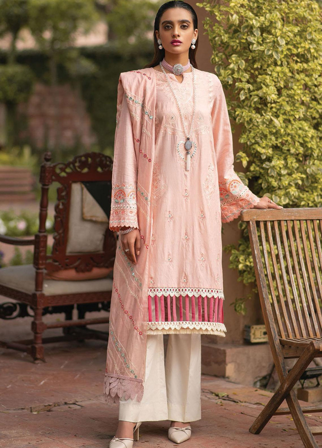 RajBari Embroidered Jacquard Suits Unstitched 3 Piece RB21F 8A - Festive Collection